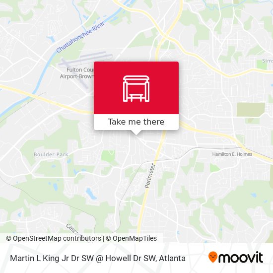 Martin L King Jr Dr SW @ Howell Dr SW map