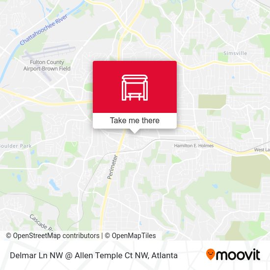Delmar Ln NW @ Allen Temple Ct NW map