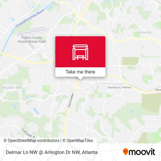 Delmar Ln NW @ Arlington Dr NW map
