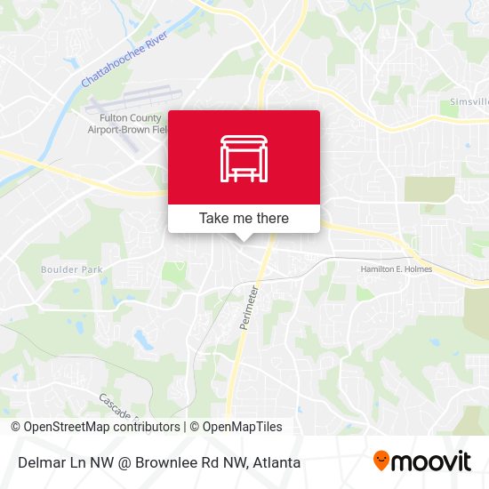 Delmar Ln NW @ Brownlee Rd NW map