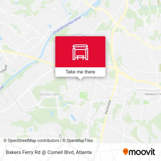 Bakers Ferry Rd @ Cornell Blvd map