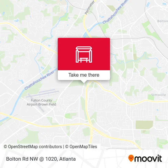 Bolton Rd NW @ 1020 map