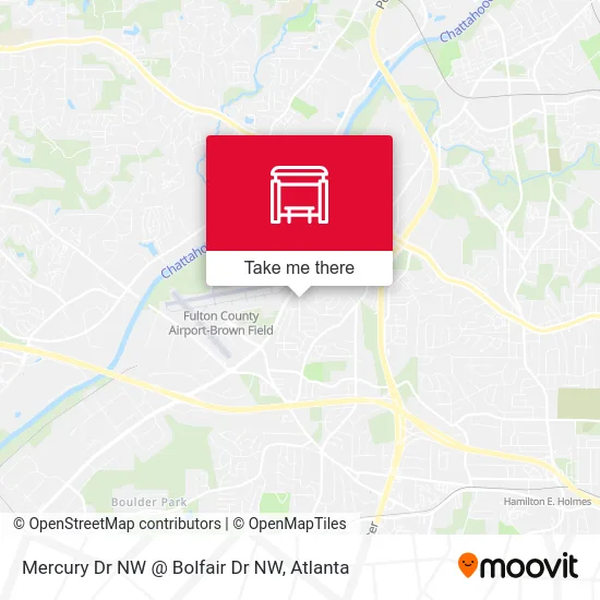 Mercury Dr NW @ Bolfair Dr NW map