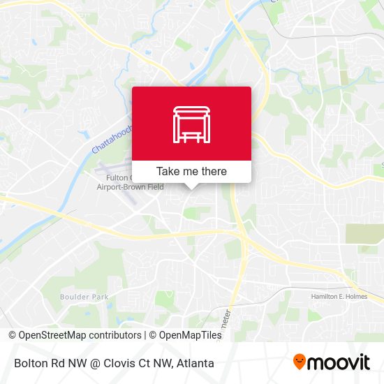 Mapa de Bolton Rd NW @ Clovis Ct NW