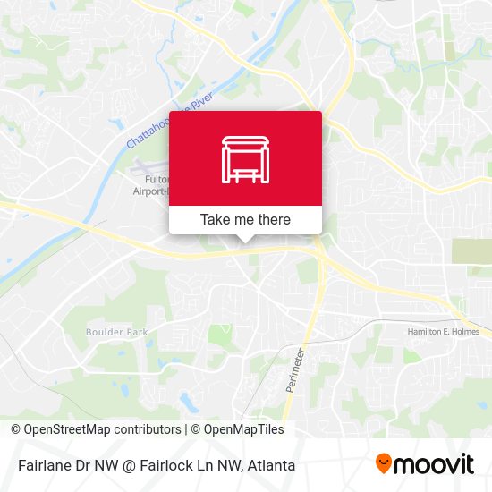 Fairlane Dr NW @ Fairlock Ln NW map
