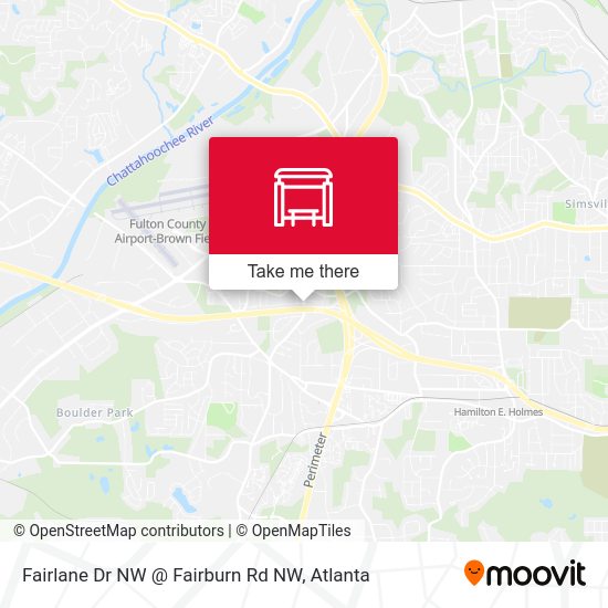Fairlane Dr NW @ Fairburn Rd NW map
