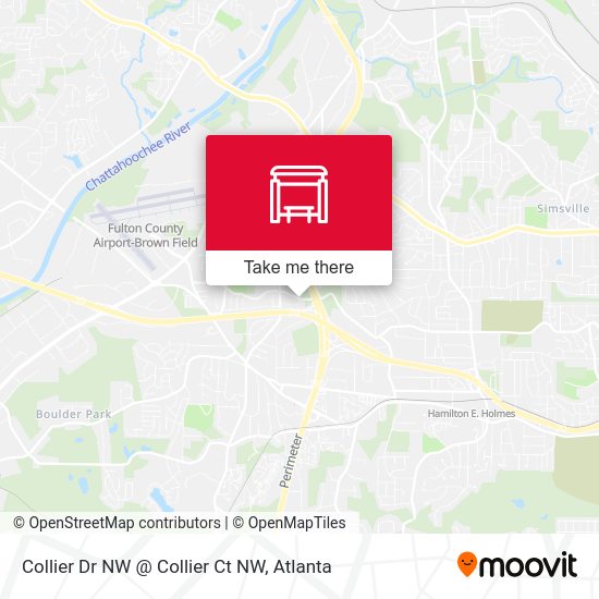 Collier Dr NW @ Collier Ct NW map