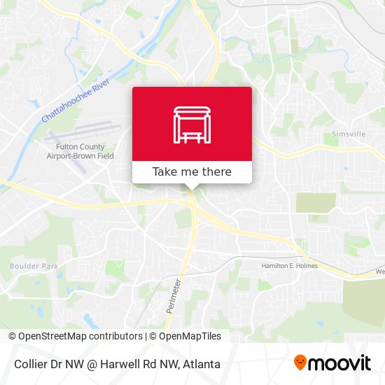 Mapa de Collier Dr NW @ Harwell Rd NW