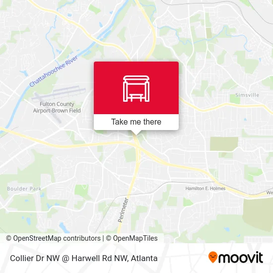 Collier Dr NW @ Harwell Rd NW map
