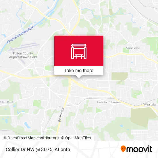 Collier Dr NW @ 3075 map