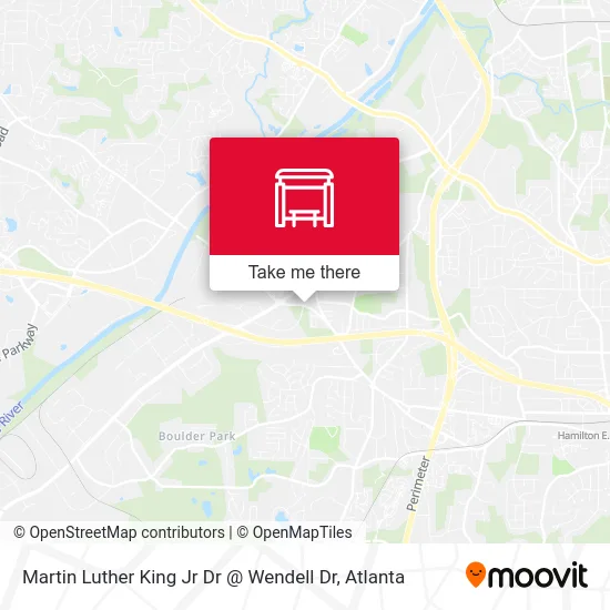 Martin Luther King Jr Dr @ Wendell Dr map