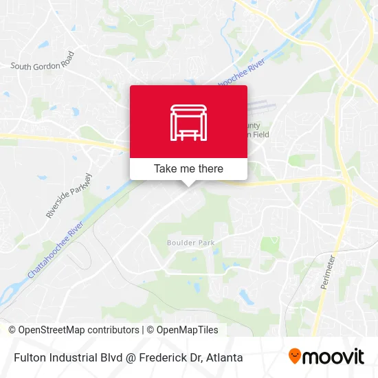 Fulton Industrial Blvd @ Frederick Dr map