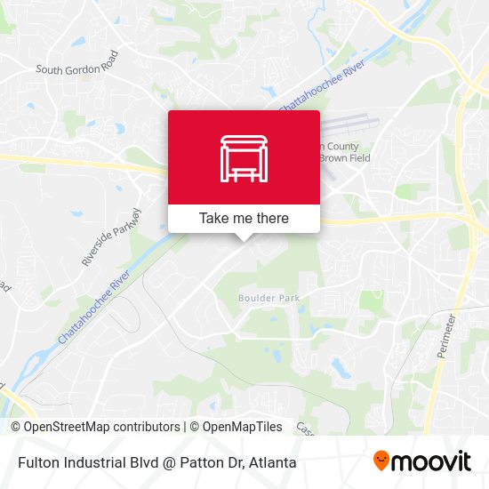 Mapa de Fulton Industrial Blvd @ Patton Dr