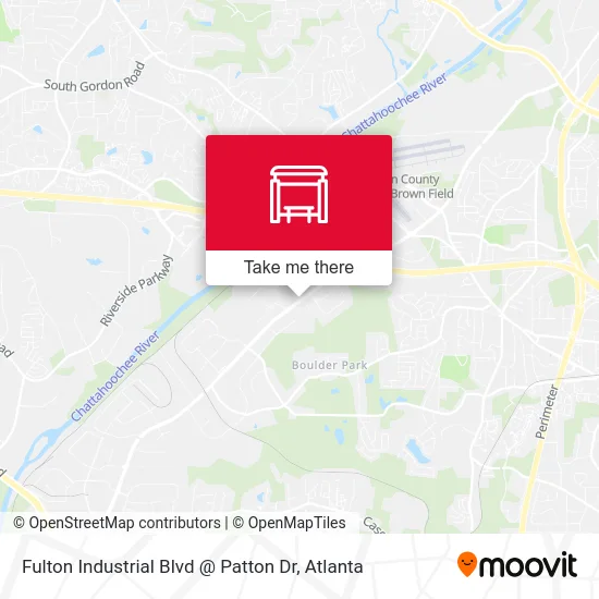 Fulton Industrial Blvd @ Patton Dr map