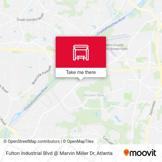 Fulton Industrial Blvd @ Marvin Miller Dr map