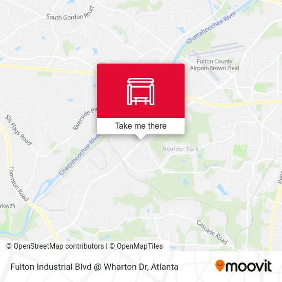 Fulton Industrial Blvd @ Wharton Dr map