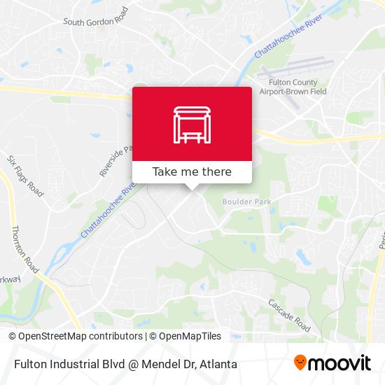 Fulton Industrial Blvd @ Mendel Dr map