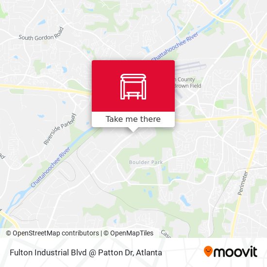 Mapa de Fulton Industrial Blvd @ Patton Dr