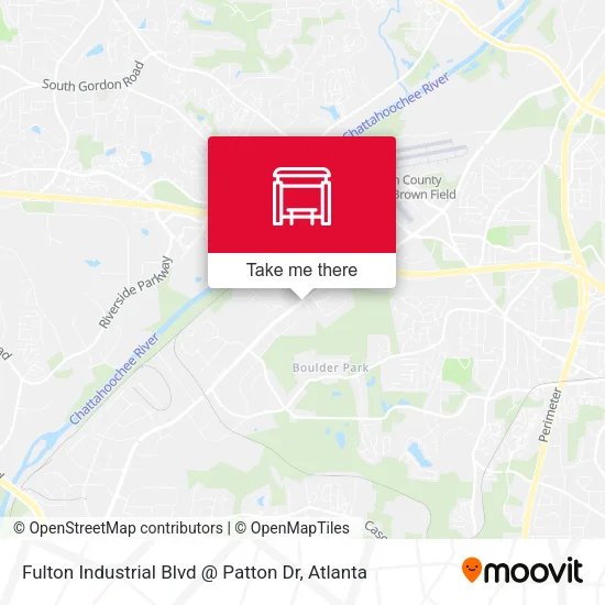 Fulton Industrial Blvd @ Patton Dr map