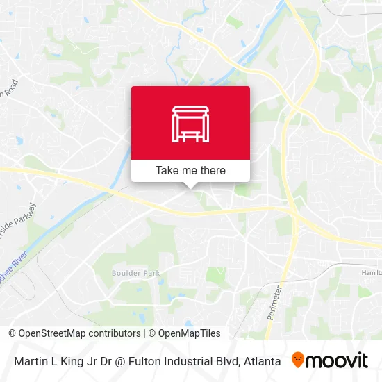Martin L King Jr Dr @ Fulton Industrial Blvd map