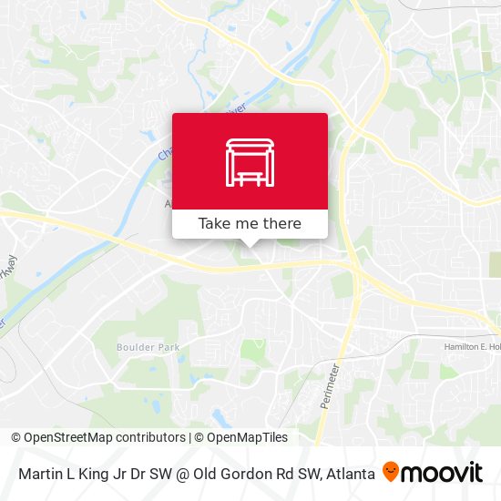 Martin L King Jr Dr SW @ Old Gordon Rd SW map