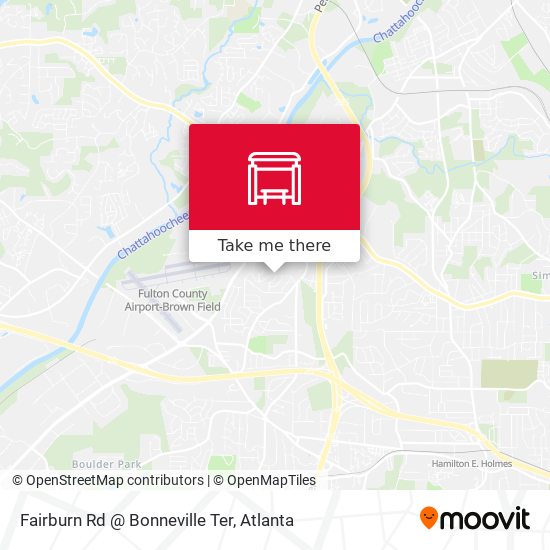 Fairburn Rd @ Bonneville Ter map