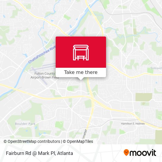 Mapa de Fairburn Rd @ Mark Pl