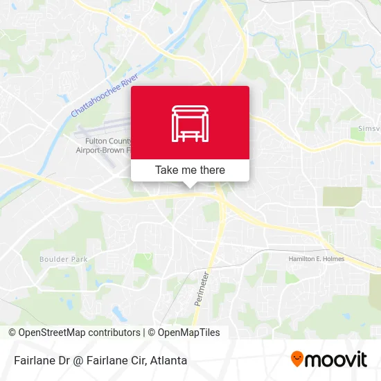 Fairlane Dr @ Fairlane Cir map