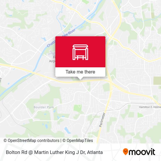 Mapa de Bolton Rd @ Martin Luther King J Dr