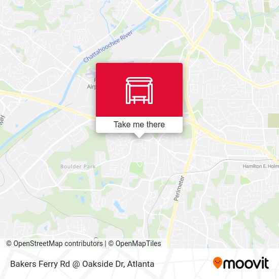 Bakers Ferry Rd @ Oakside Dr map