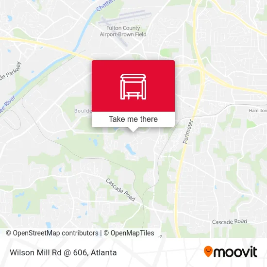 Wilson Mill Rd @ 606 map