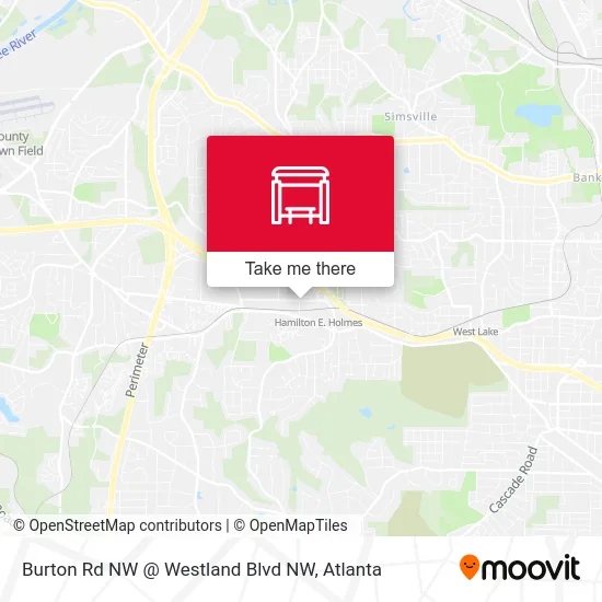 Burton Rd NW @ Westland Blvd NW map
