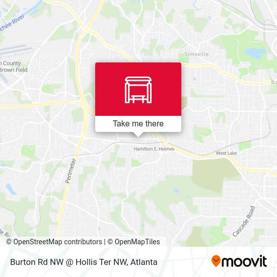 Mapa de Burton Rd NW @ Hollis Ter NW