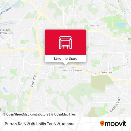 Burton Rd NW @ Hollis Ter NW map