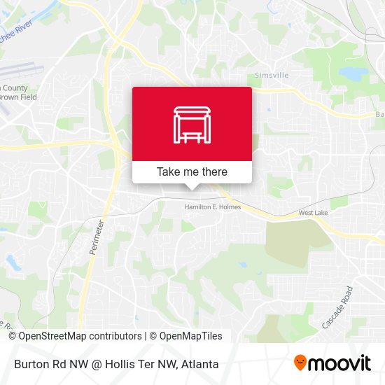 Mapa de Burton Rd NW @ Hollis Ter NW