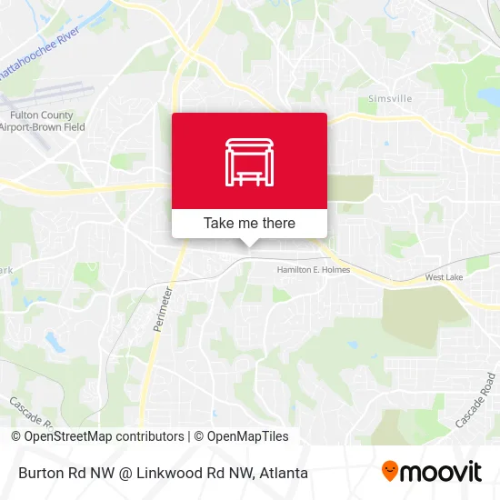 Mapa de Burton Rd NW @ Linkwood Rd NW