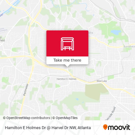 Mapa de Hamilton E Holmes Dr @ Harvel Dr NW