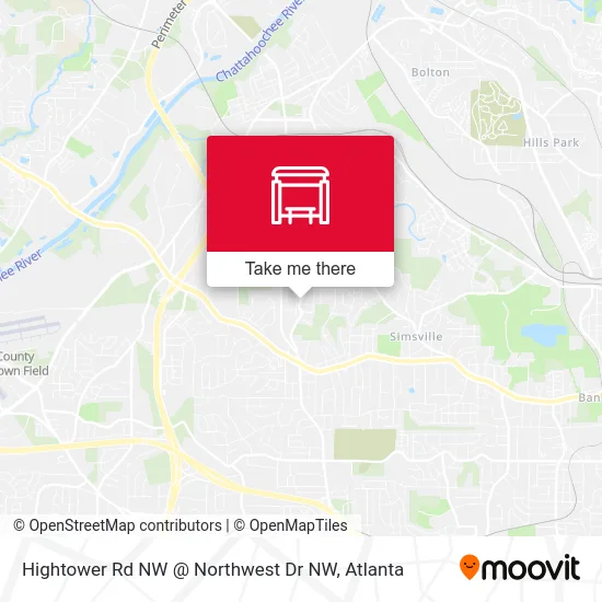 Hightower Rd NW @ Northwest Dr NW map