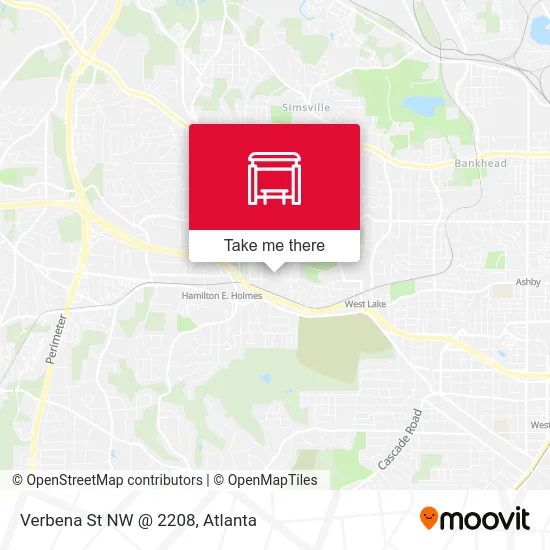 Verbena St NW @ 2208 map