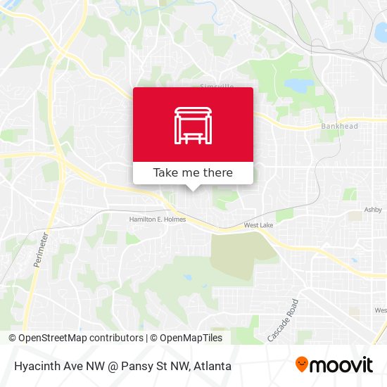 Hyacinth Ave NW @ Pansy St NW map