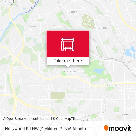 Hollywood Rd NW @ Mildred Pl NW map