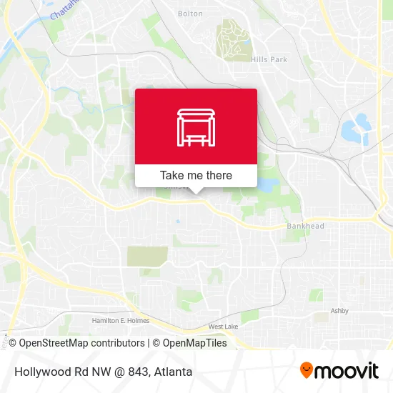 Hollywood Rd NW @ 843 map