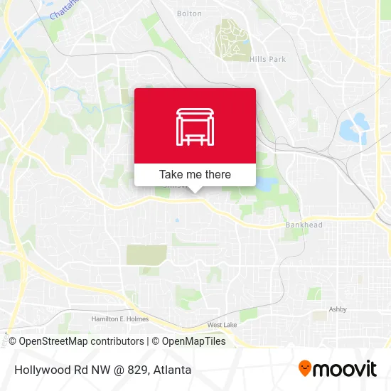 Hollywood Rd NW @ 829 map