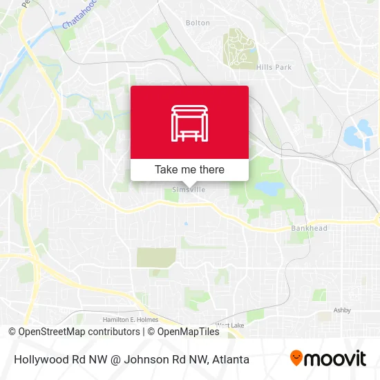 Hollywood Rd NW @ Johnson Rd NW map