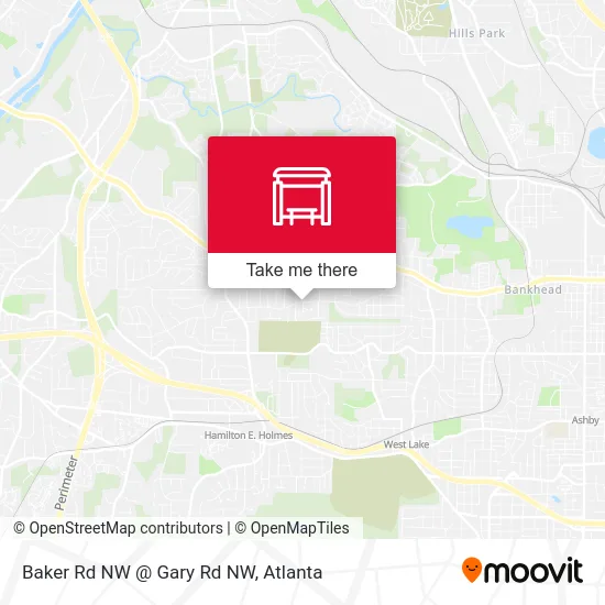 Baker Rd NW @ Gary Rd NW map