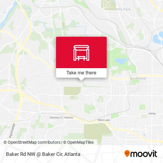 Baker Rd NW @ Baker Cir map