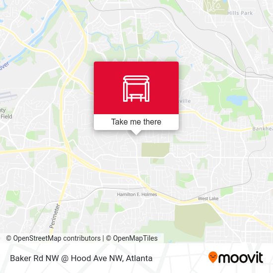 Mapa de Baker Rd NW @ Hood Ave NW