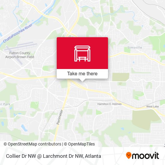 Collier Dr NW @ Larchmont Dr NW map