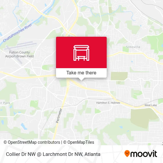 Collier Dr NW @ Larchmont Dr NW map