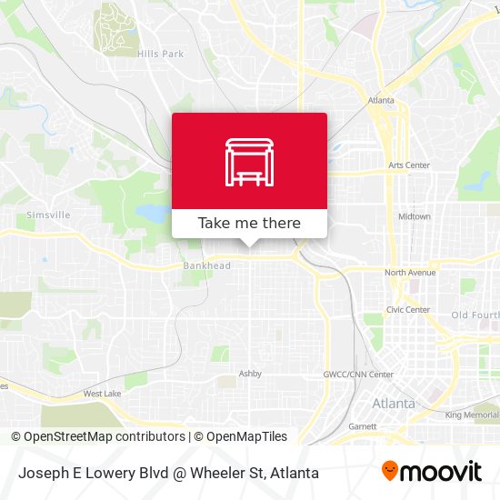 Joseph E Lowery Blvd @ Wheeler St map